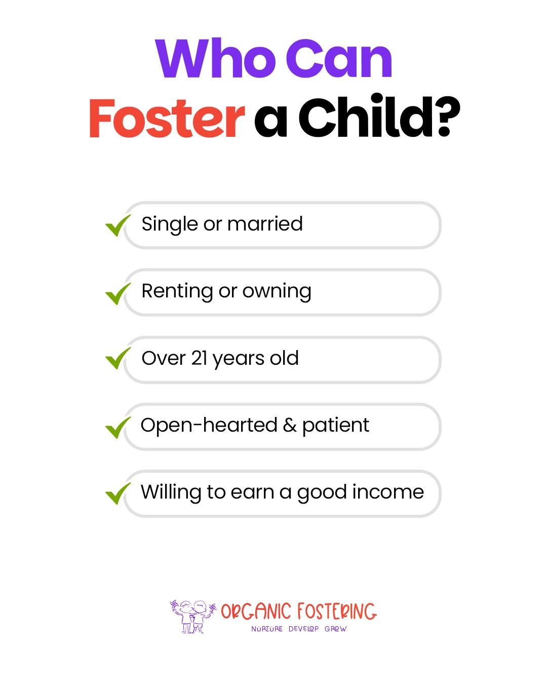 Organic Fostering work