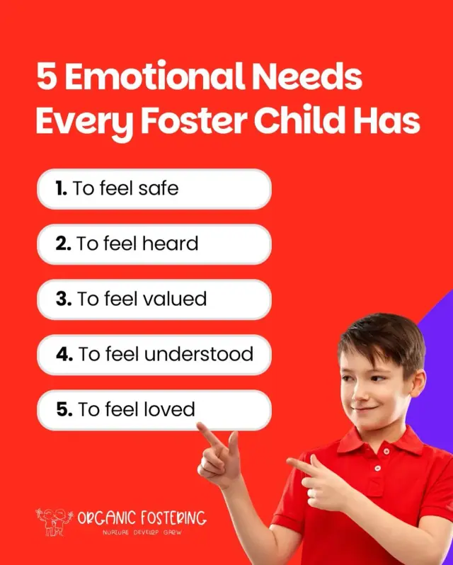 Organic Fostering social post