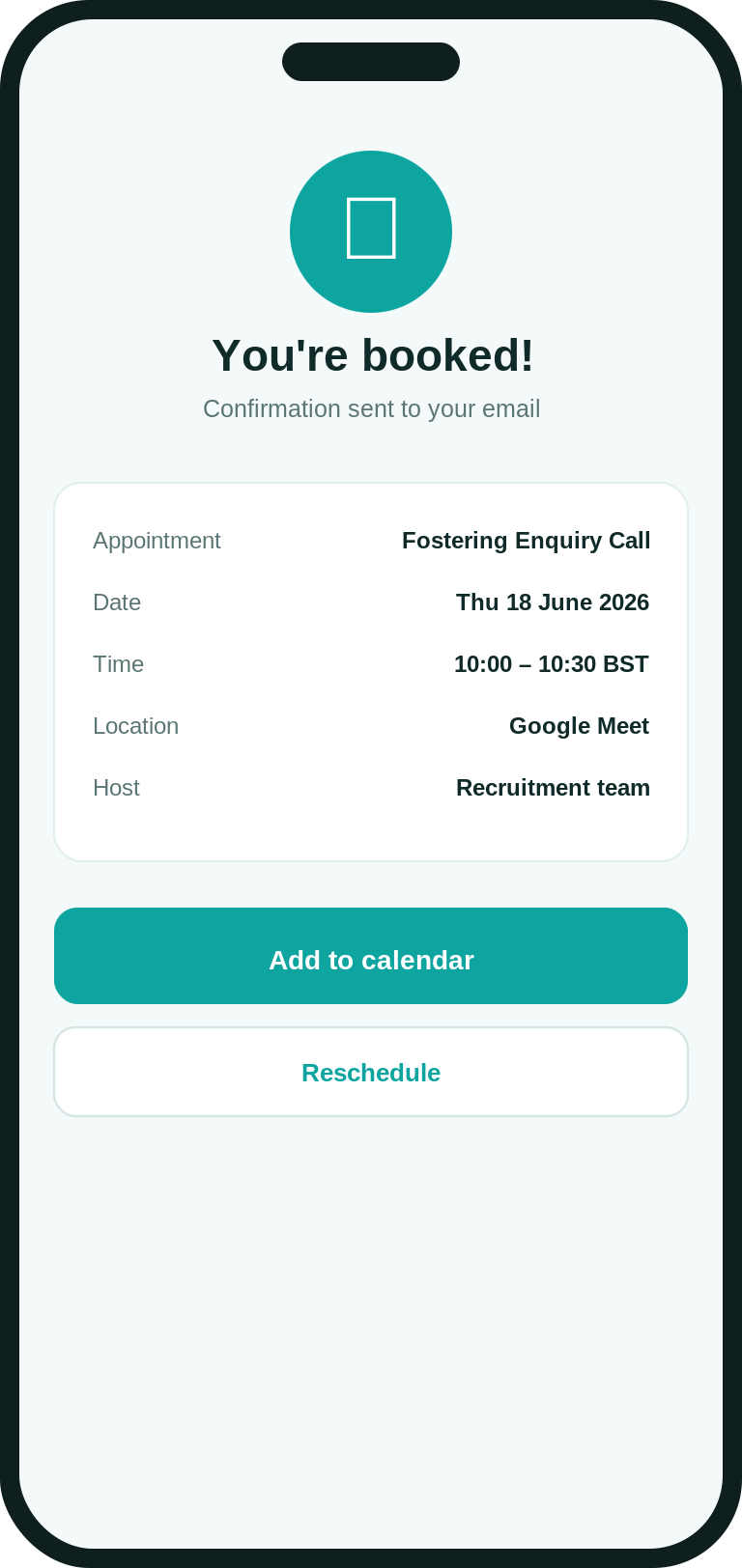 Foster Care mobile app